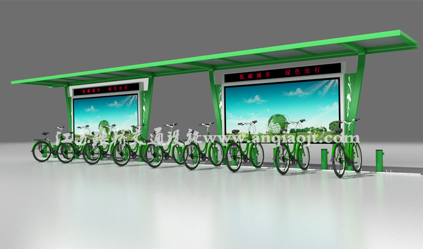 公共自行車(chē)棚AN2015-公共自行車(chē)雨棚設計圖片