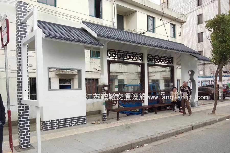 江西南昌仿古公交候車(chē)亭案例