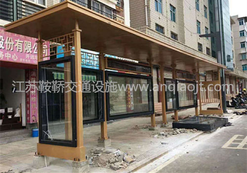 河南駐馬店公交候車(chē)亭案例
