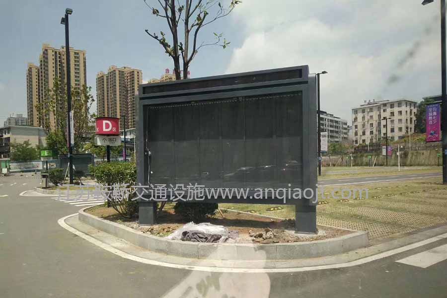 江蘇宿遷小區社區宣傳欄案例