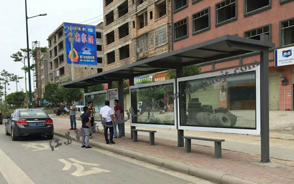 廣西百色公交候車(chē)亭案例